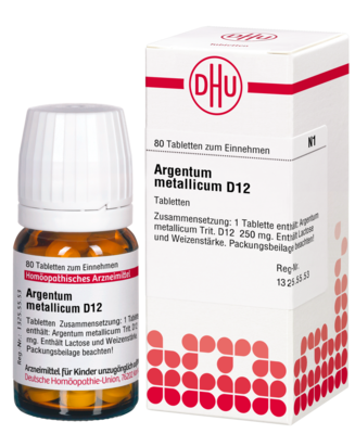 ARGENTUM METALLICUM D 12 Tabletten