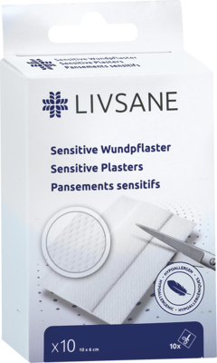 LIVSANE sensitive Wundpflaster 6x10 cm
