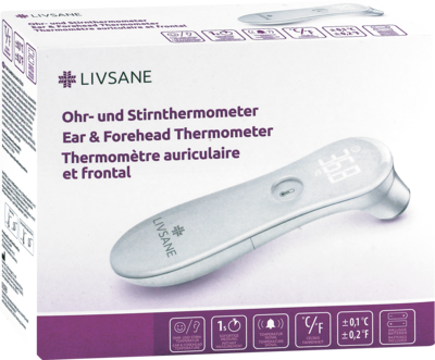 LIVSANE Ohr- und Stirnthermometer